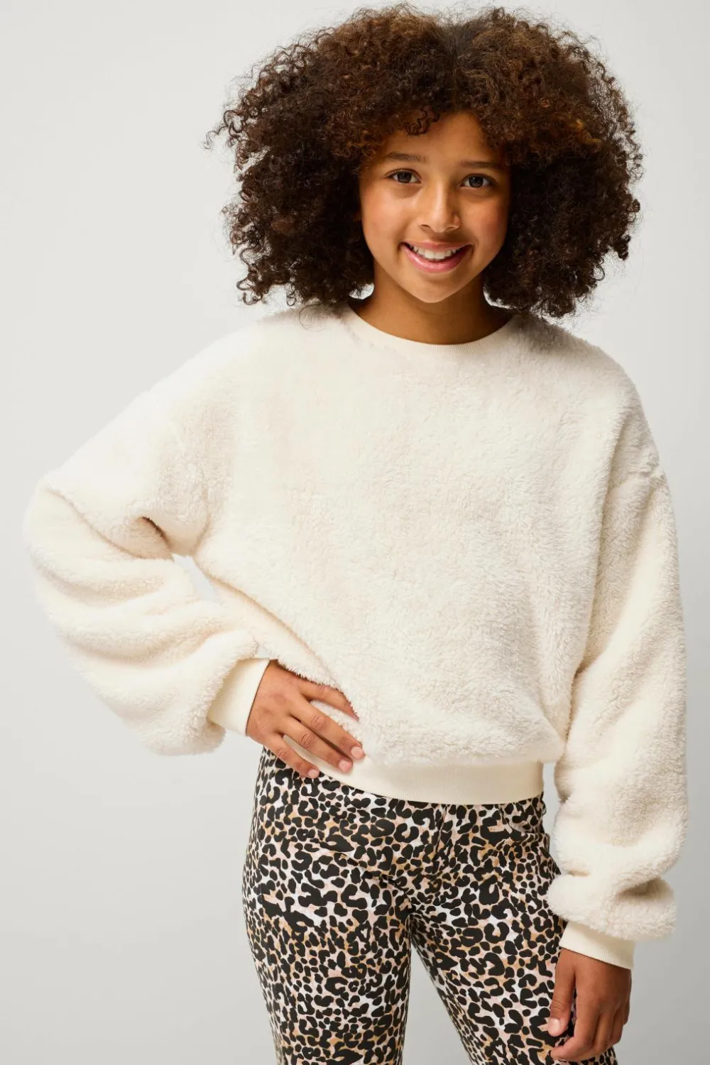 Ellos Trøjer & Cardigans>Collection Trøje Claire Beige Soft Pile
