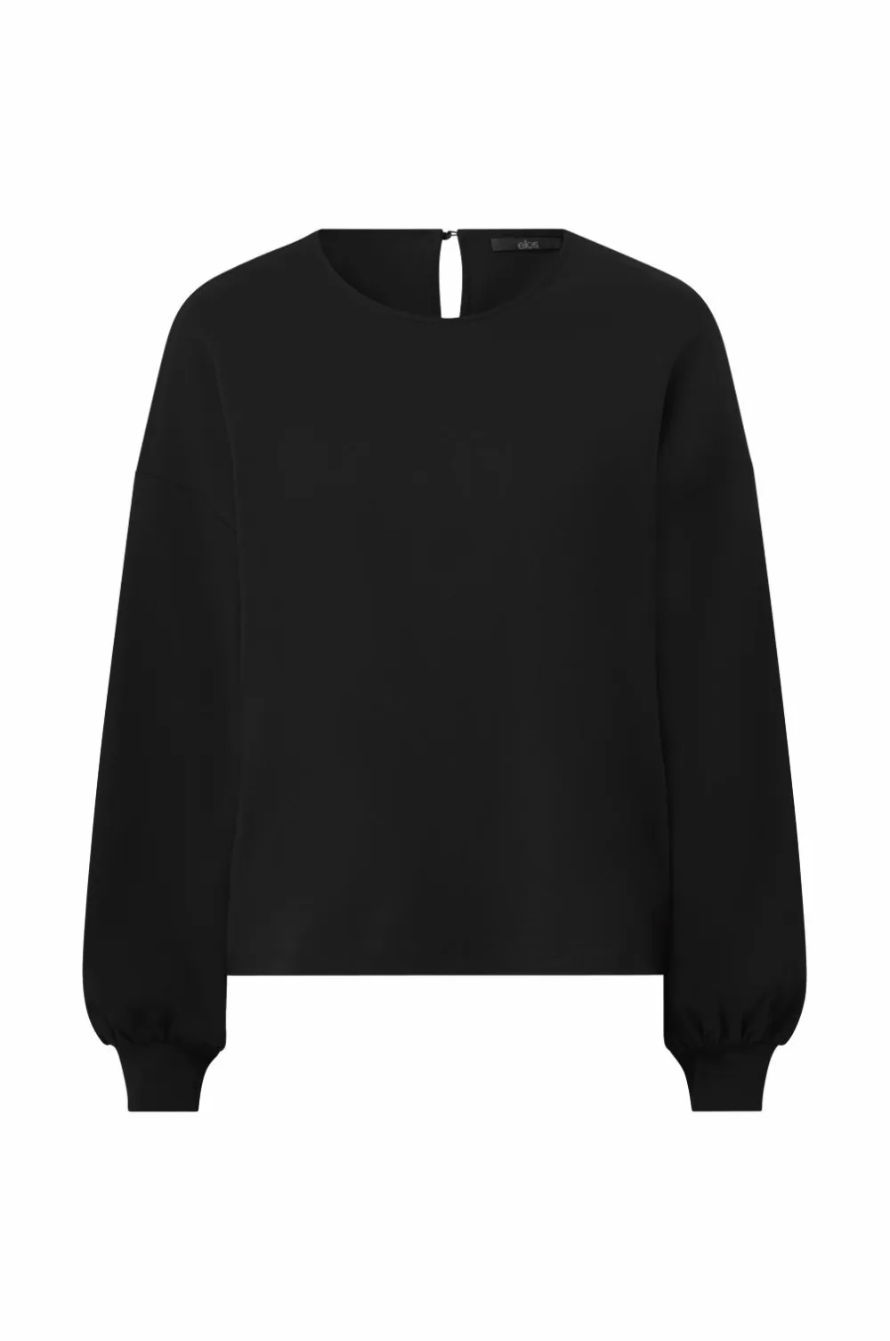 Ellos Trøjer & Cardigans>Collection Trøje med pufærmer sort