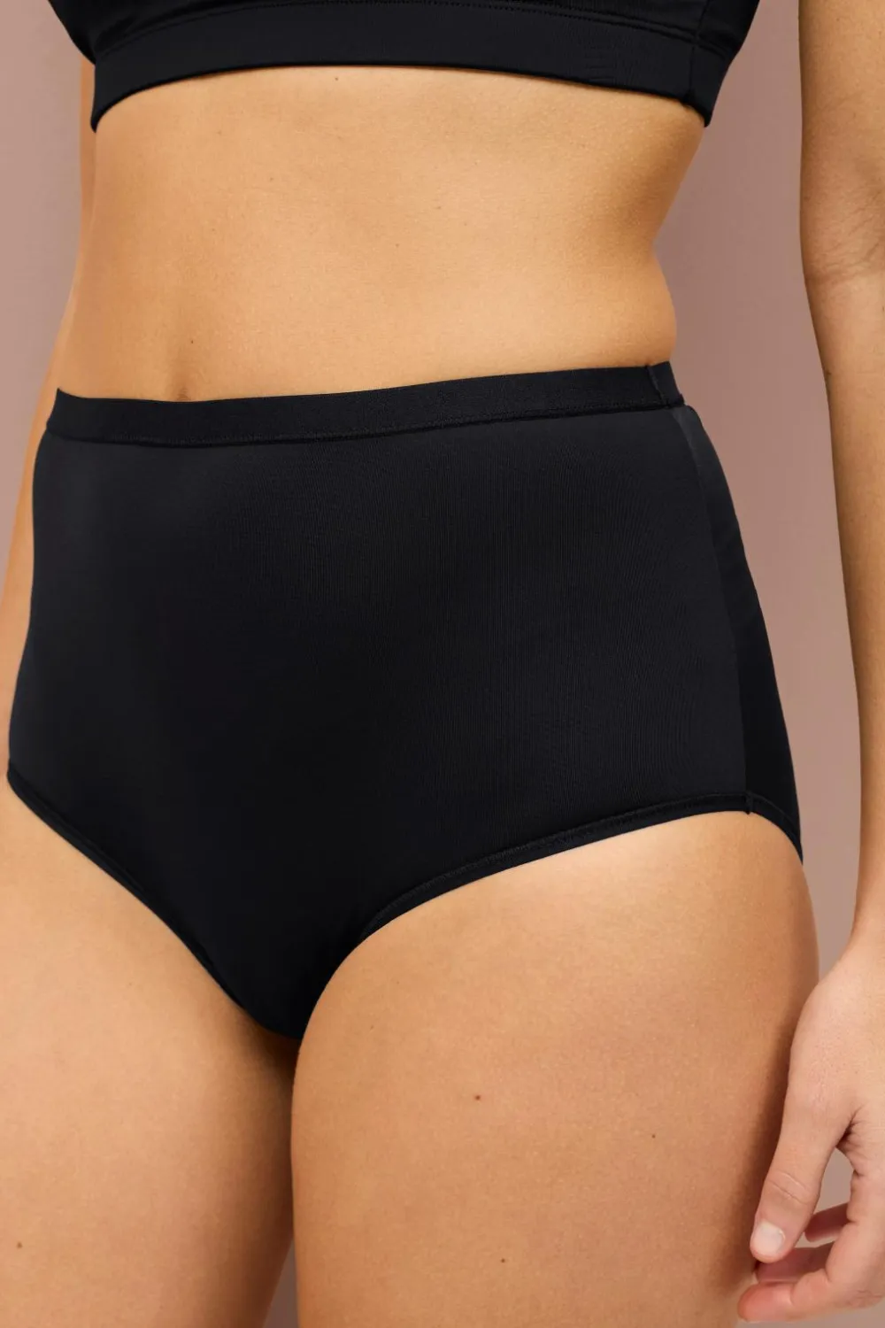 Ellos Trusser>Collection Trusser i mikrofiber 2-pak Sort