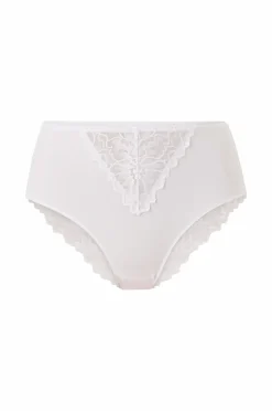 Ellos Collection Trusser med brasiliansk snit Hvid Clearance