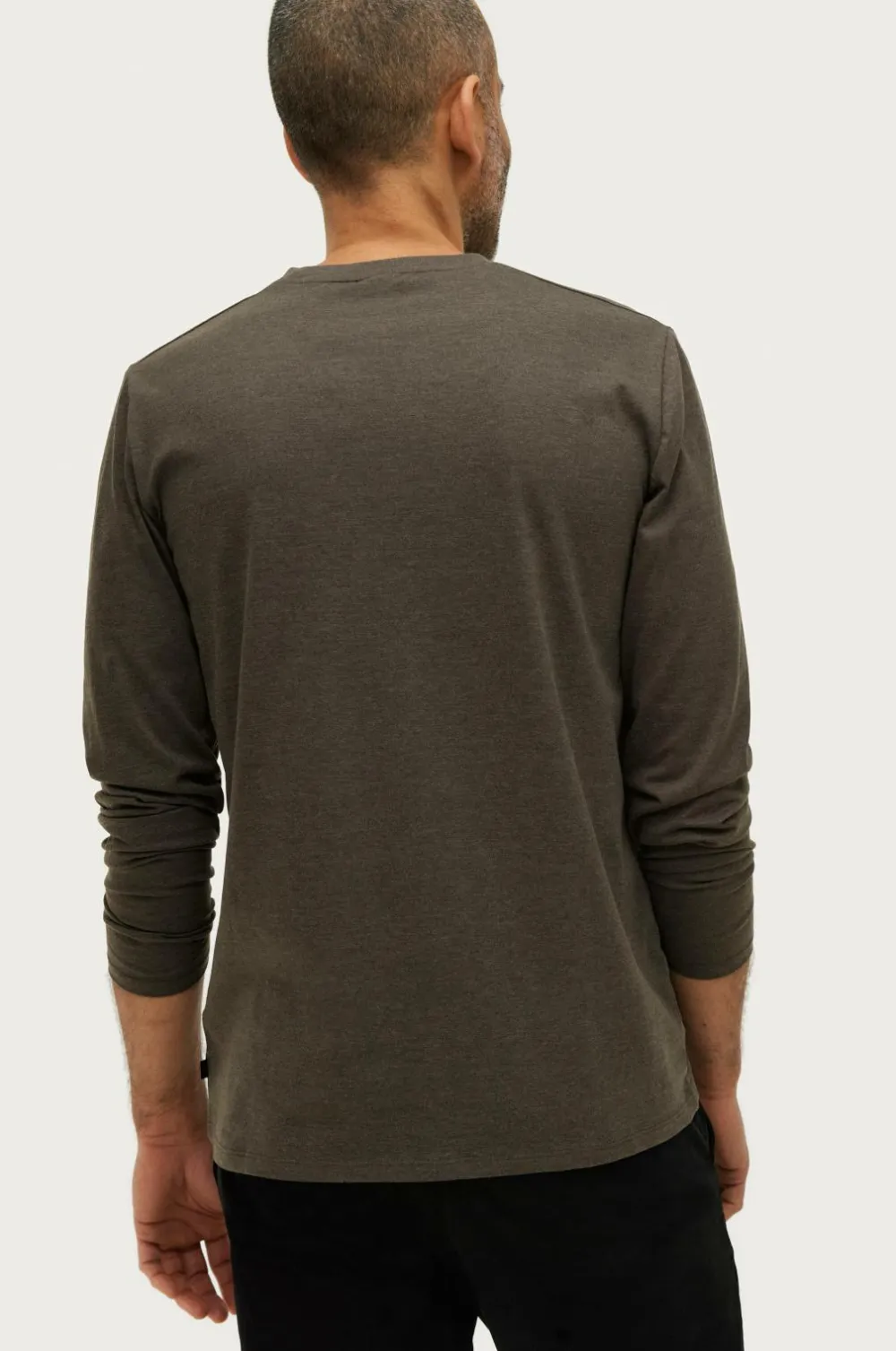Ellos Basistøj|T-Shirts & Tanktoppe>Collection T-shirt Keith L/S Antracitgrå