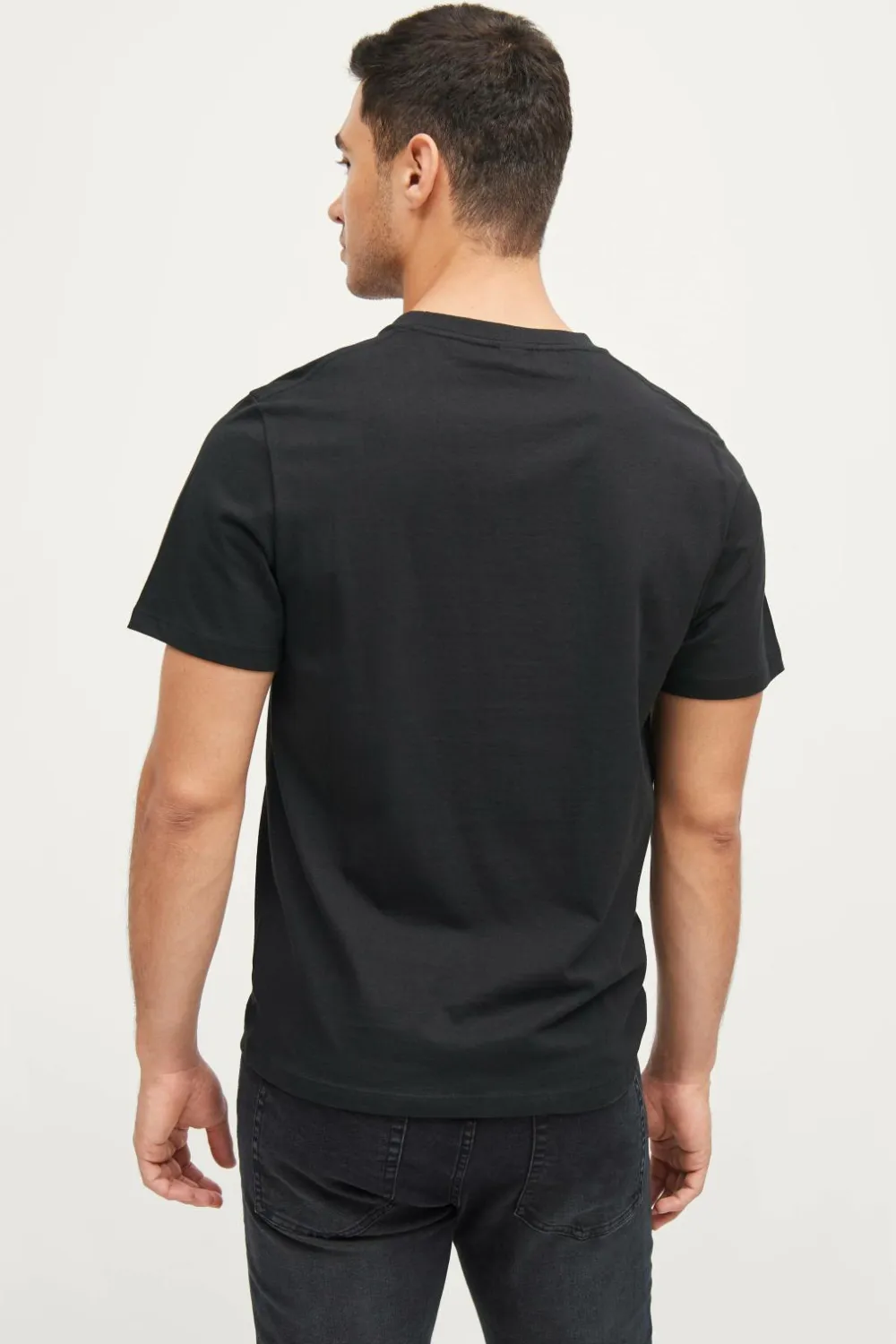 Ellos Basistøj|Nattøj & Homewear>Collection T-shirt Sam i ekstra kraftig jersey Black mdf/metal