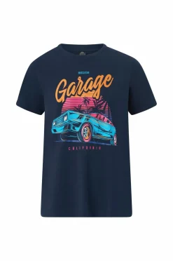 Ellos Collection T-shirt med print marineblå Discount