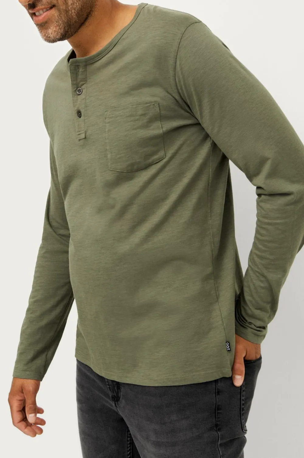 Ellos Basistøj>Collection T-shirt Tom Grågrøn