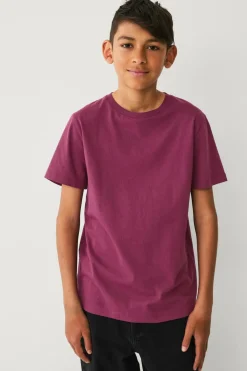 Ellos Basistøj|Toppe & T-Shirts>Collection T-shirt Basic Vinrød