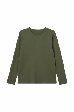 Ellos Collection T-shirt LS Basic Grøn Clearance