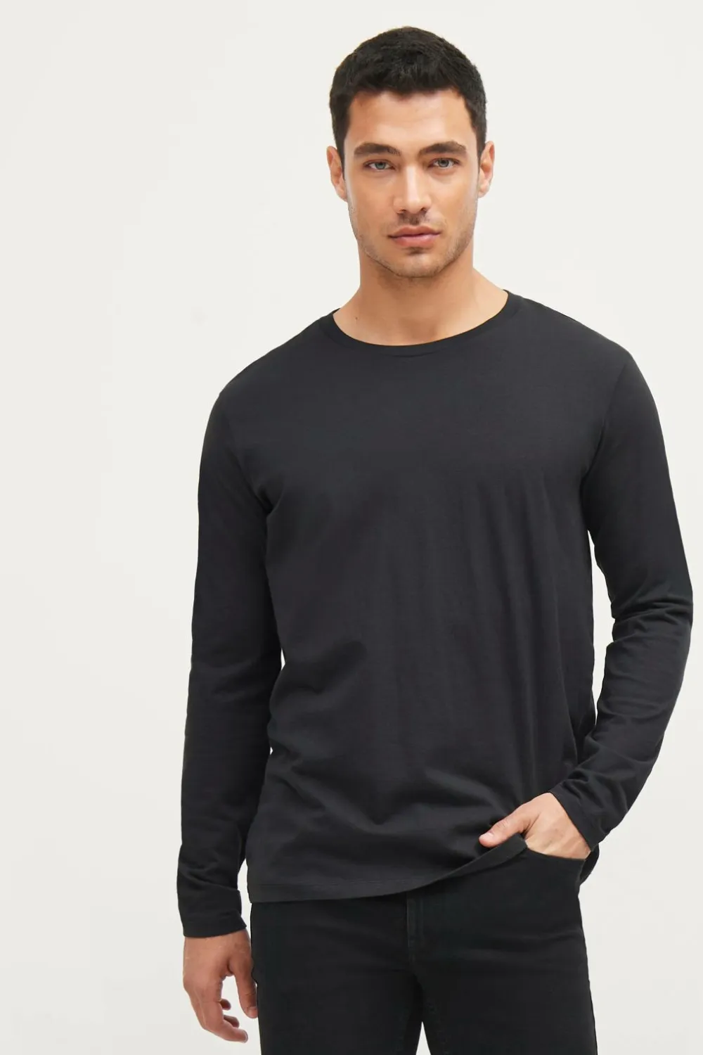 Ellos Collection T-shirt Keith L/S Sort New