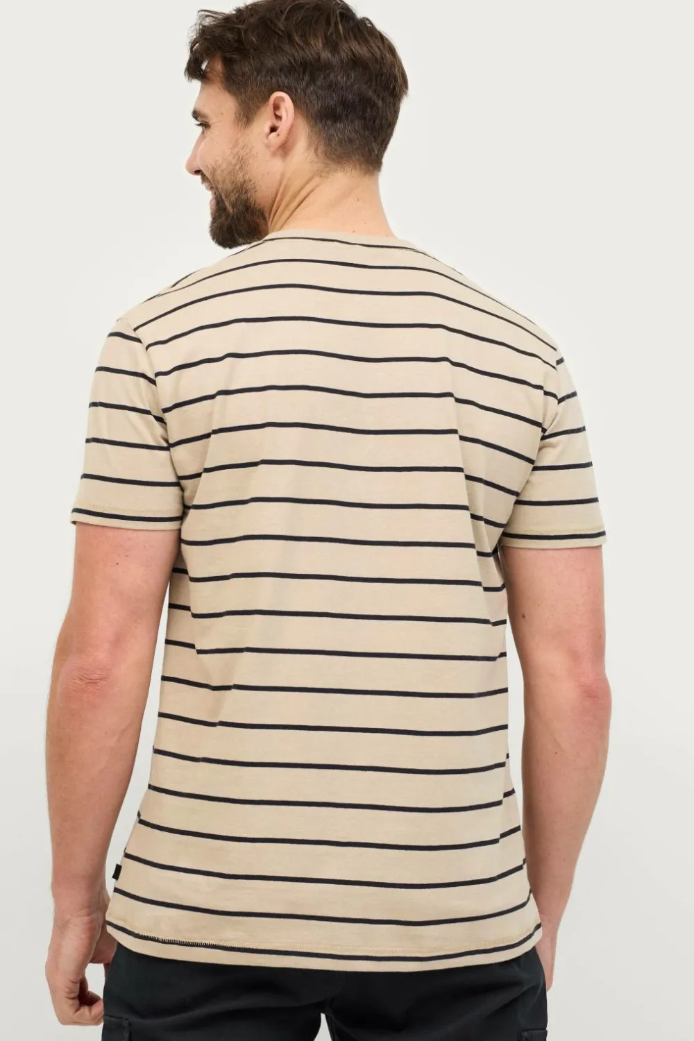 Ellos T-Shirts & Tanktoppe>Collection T-shirt Dexter Beige stribe