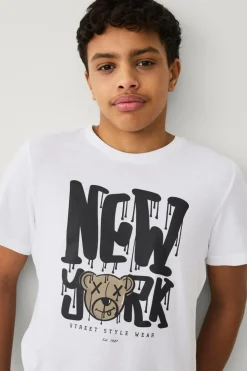 Ellos Toppe & T-Shirts>Collection T-shirt i bomuld Hvid
