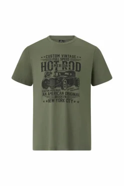Ellos Collection T-shirt med print grøn Sale
