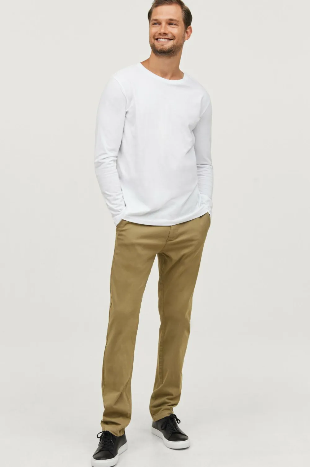 Ellos Collection T-shirt Keith L/S Hvid Hot