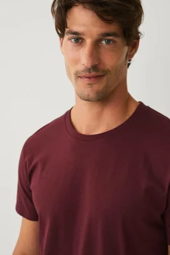 Ellos Collection T-shirt med rund hals Bourgogne Online