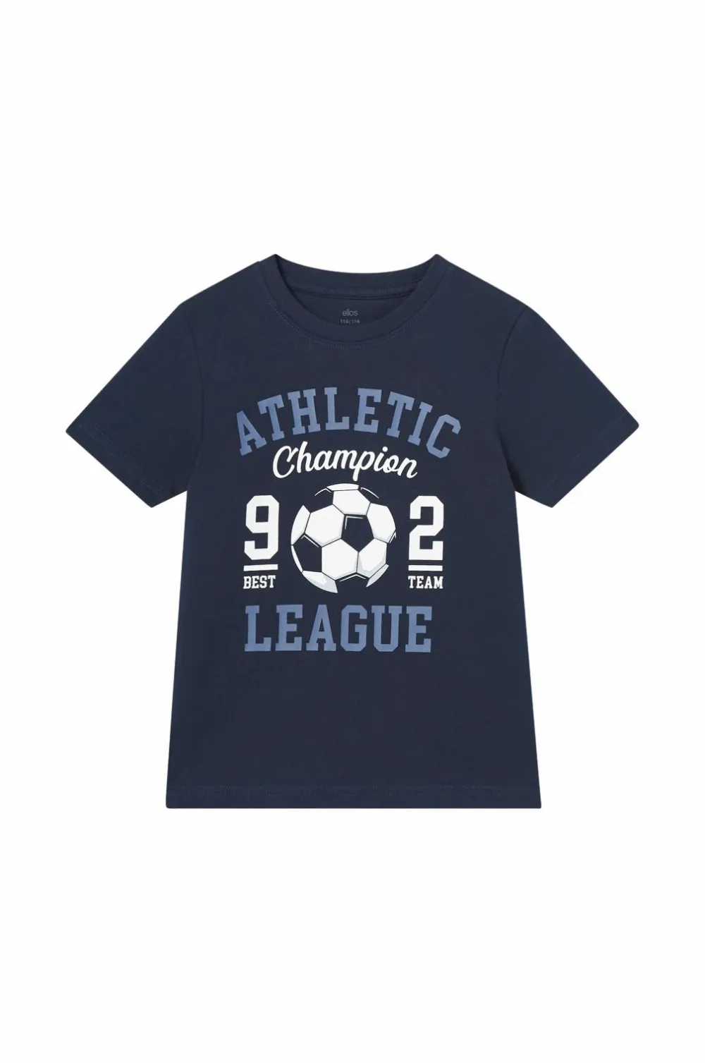 Ellos Sæt Til Børn>Collection T-shirt + bukser Jeffrey Set Marine + mellemblå