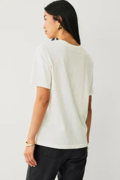 Ellos Collection T-shirt i bomuld hvid Best