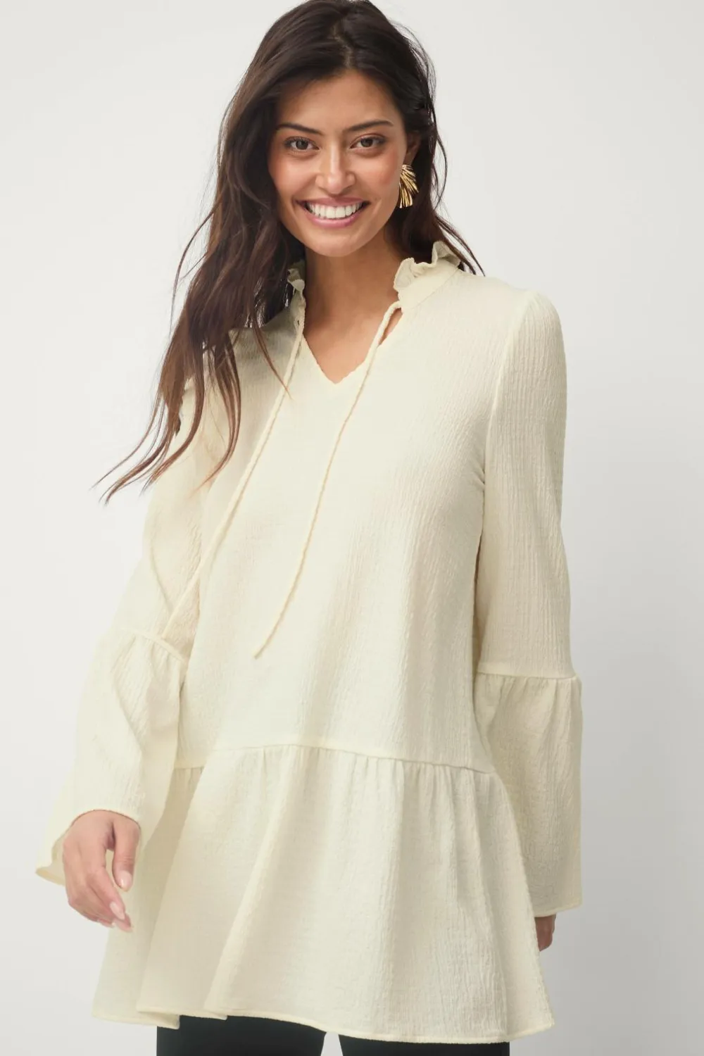 Ellos Tunikaer>Collection Tunika Evelyn Cremehvid