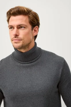 Ellos Collection Turtleneck trøje Jake Antracitgrå Best