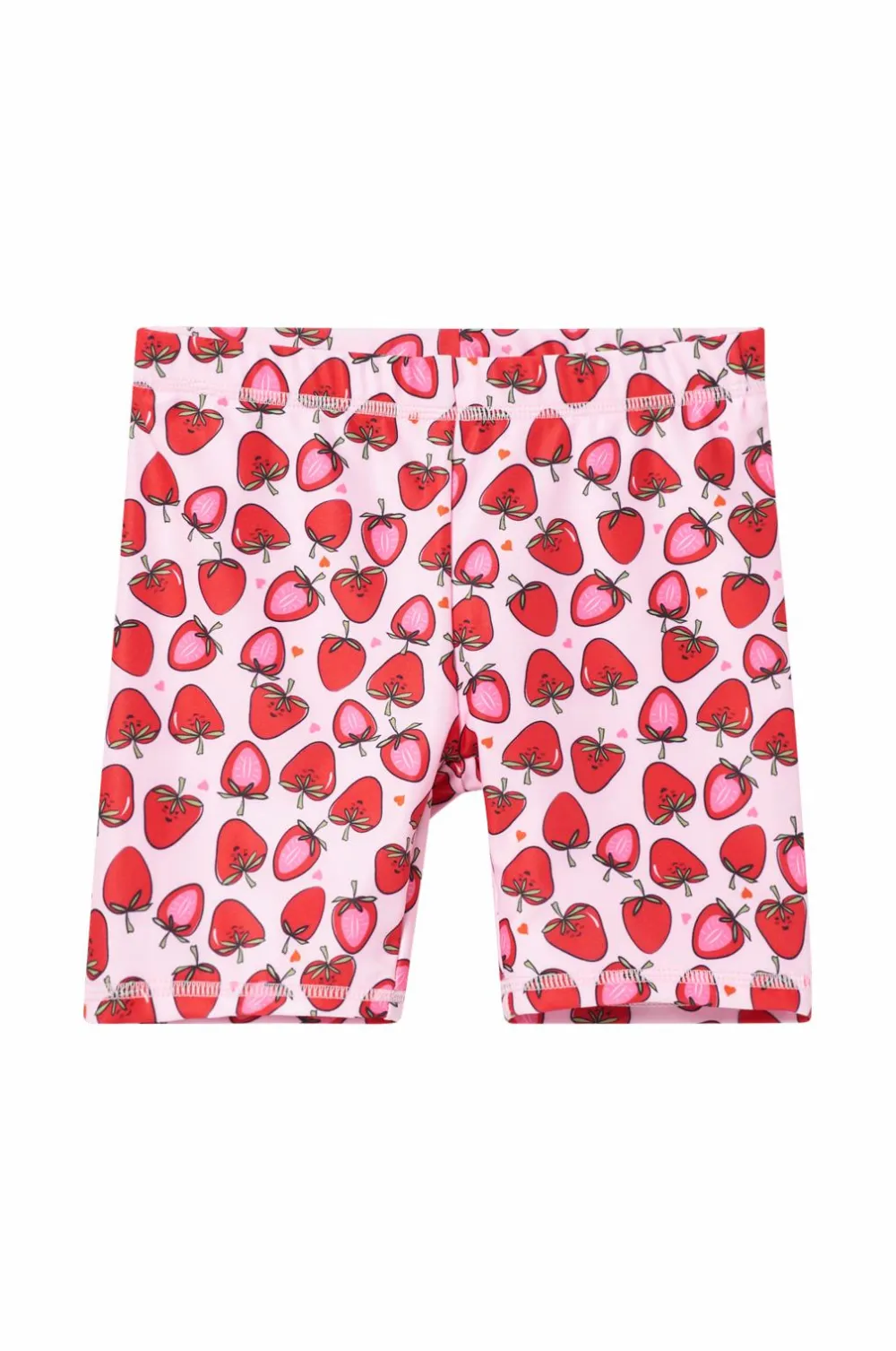 Ellos Collection UV-sæt med top og shorts Rosa/rødmønstret New