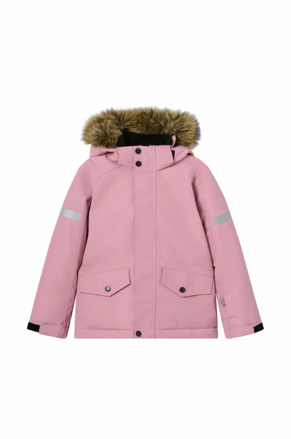Ellos Overtøj>Collection Vandafvisende vinterjakke rosa