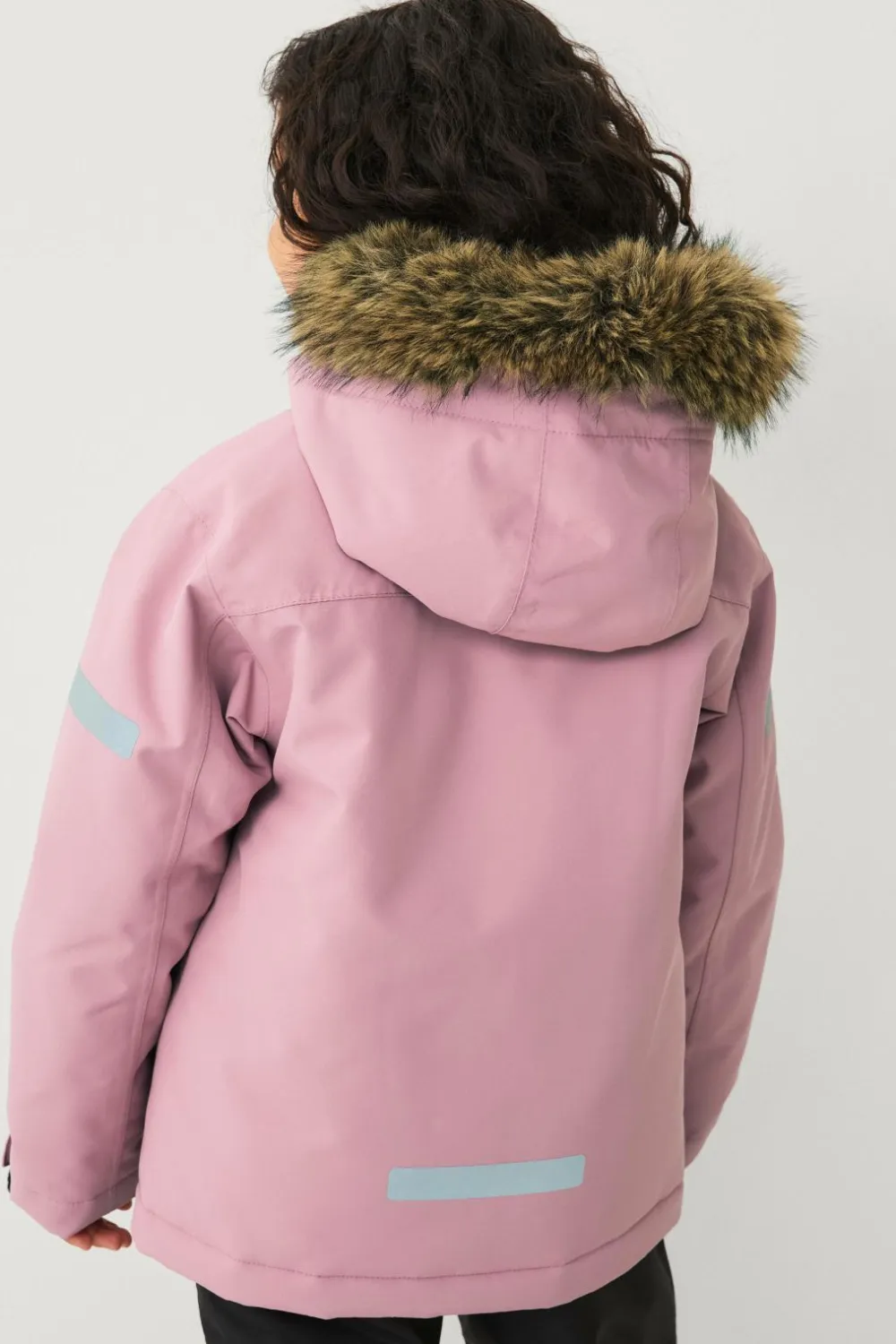 Ellos Overtøj>Collection Vandafvisende vinterjakke rosa