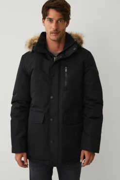 Ellos Jakker & Frakker>Collection Varmt foret parka sort
