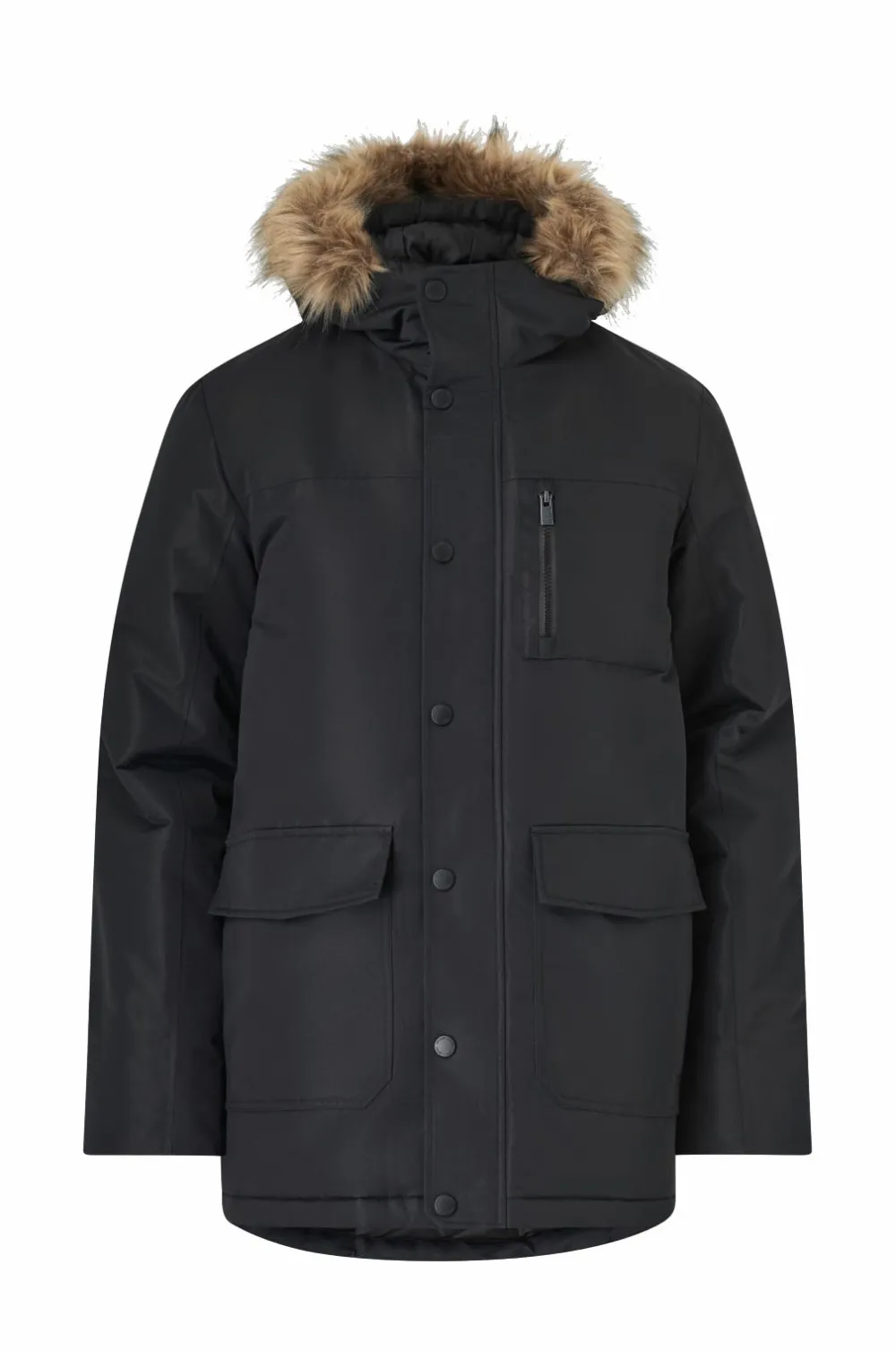 Ellos Jakker & Frakker>Collection Varmt foret parka sort