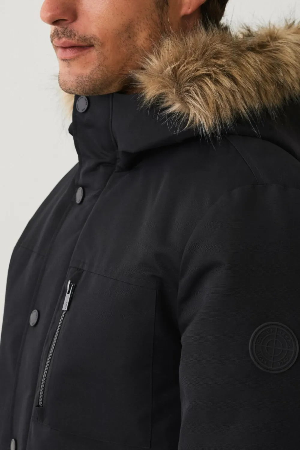 Ellos Jakker & Frakker>Collection Varmt foret parka sort