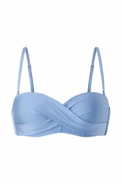 Ellos Collection Vatteret Balconette Bikini-BH med bøjle Blå Discount