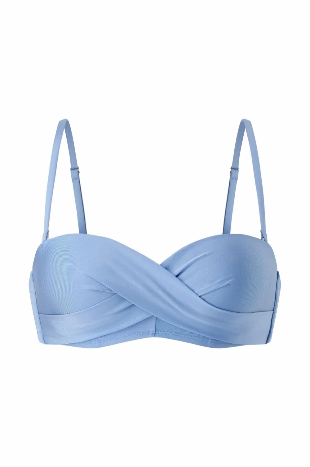 Ellos Collection Vatteret Balconette Bikini-BH med bøjle Blå Discount