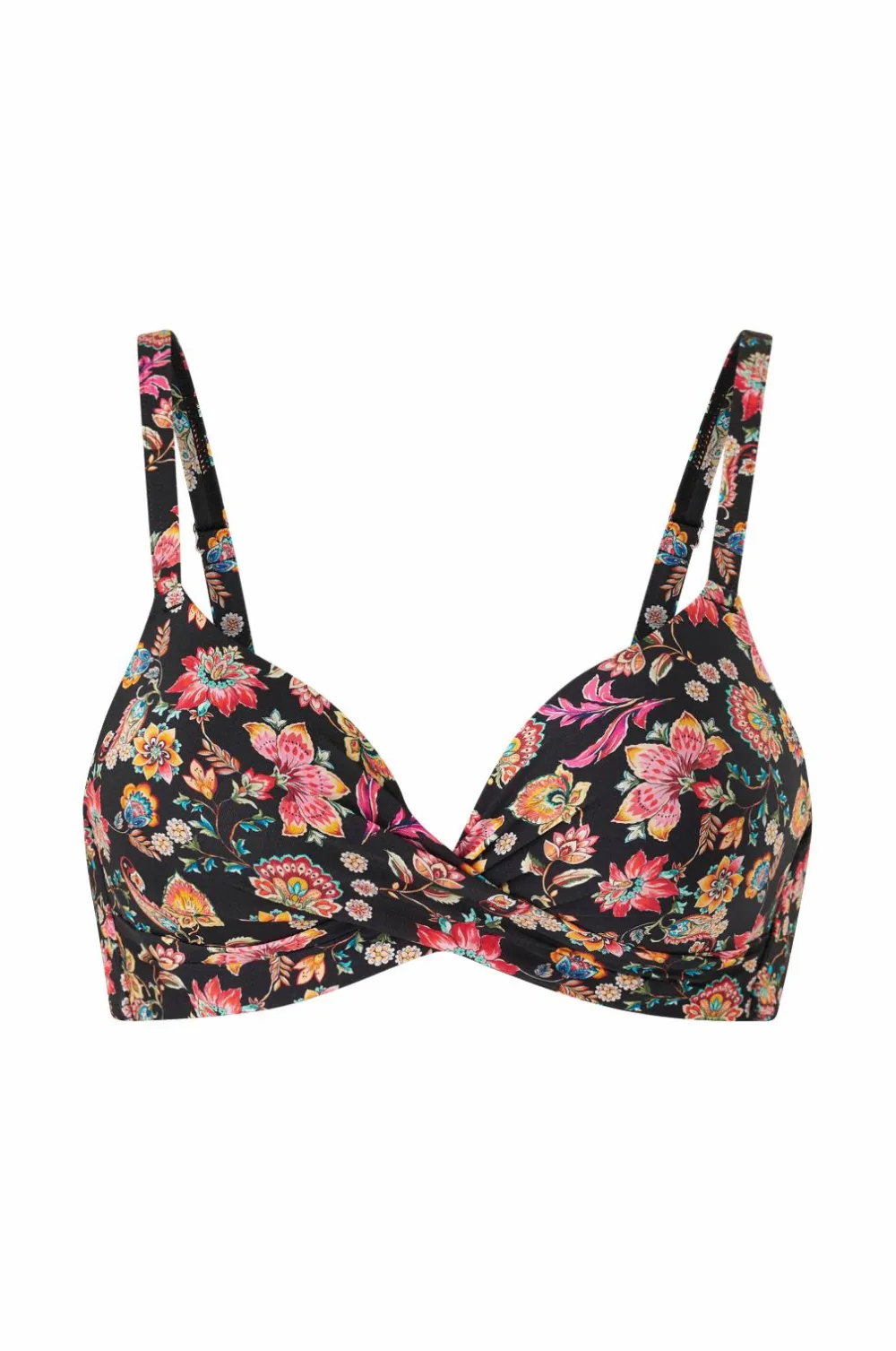 Ellos Collection Vatteret bikini-BH med bøjle Blomstret Clearance