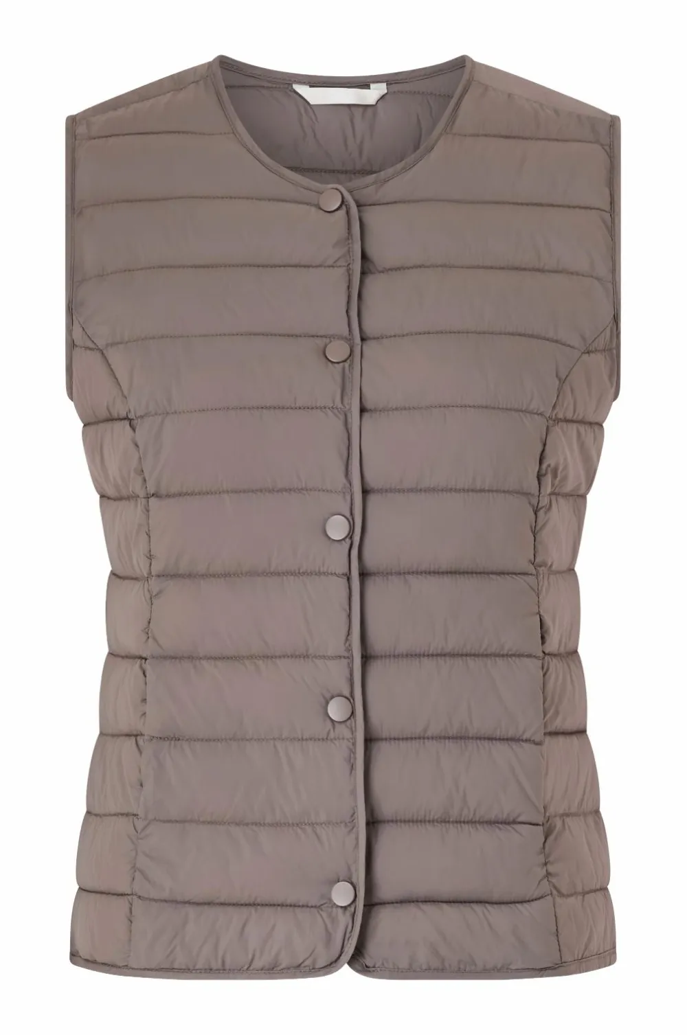 Ellos Collection Vatteret vest brun