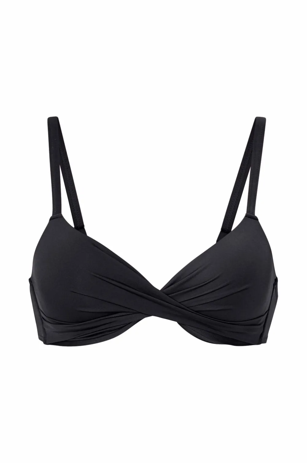 Ellos Collection Vatteret bikini-bh med bøjle Sort Sale