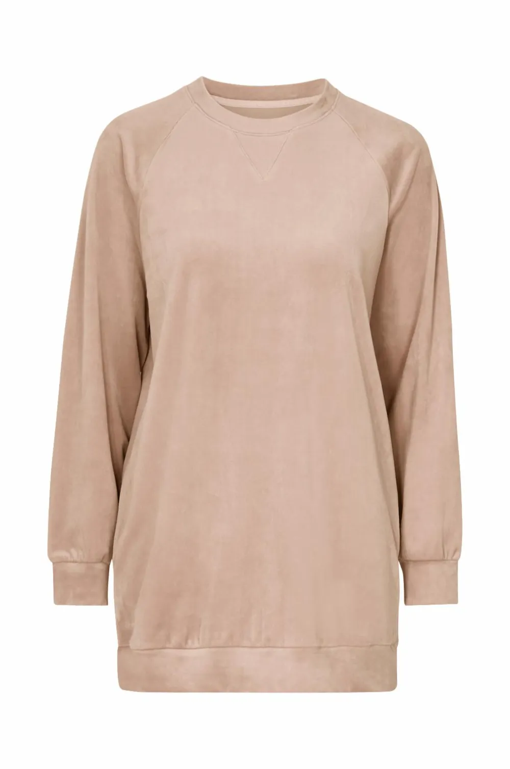 Ellos Collection Veloursweater Beige New