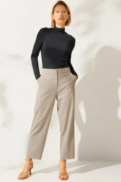 Ellos Toppe & Tank-Toppe>Collection Viskosestrik med rullekrave