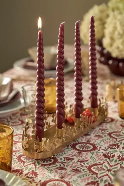 Ellos Julepynt|Lysestager & Lanterner>Home Adventslysestage Berries Brass