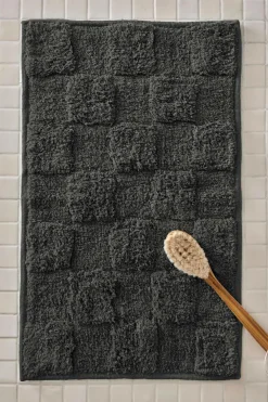 Ellos Home Bademåtte Saga Check Mk Grå-Foged Iron 19-3907 Tcx Sale