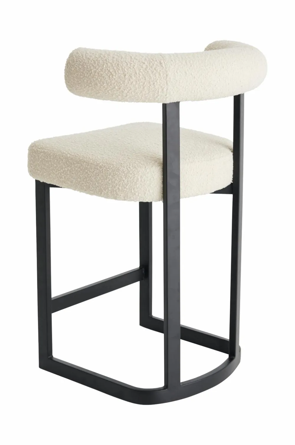 Ellos Stole & Skamler>Home Barstol Parie Sædehøjde 66 cm Cremehvid/sort