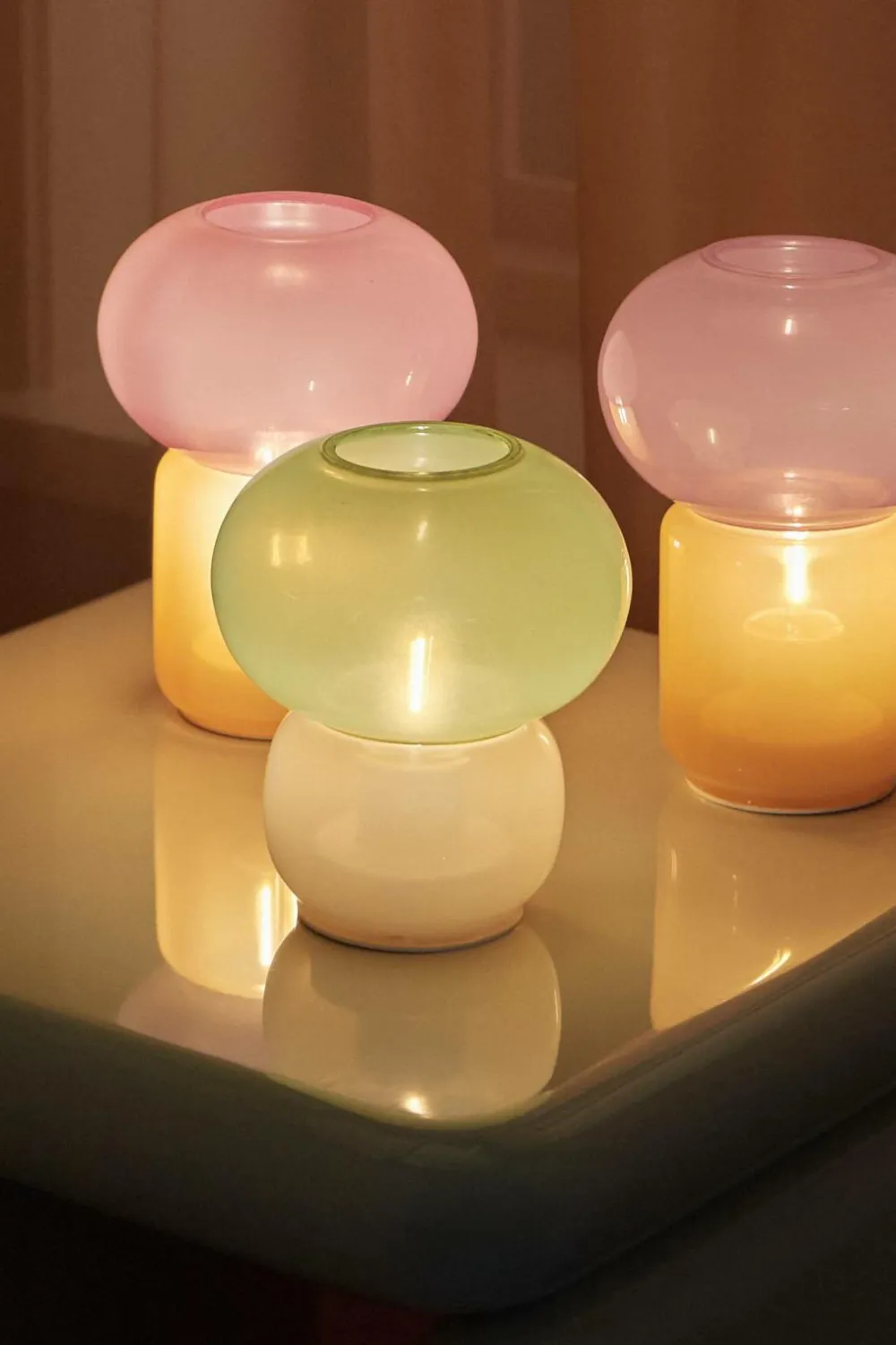 Ellos Genopladelige Lamper|Bordlamper>Home Batteridrevet bordlampe Loulou Lilla/brun