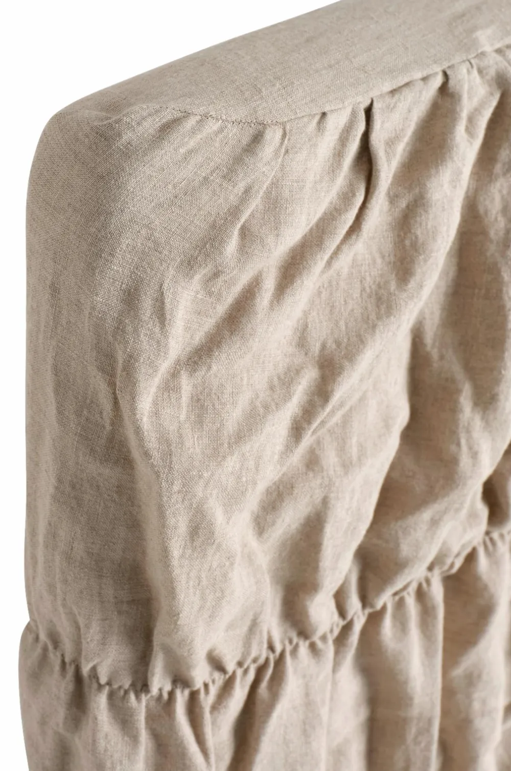 Ellos Møbeltekstiler>Home Betræk til hovedgærde Candice Elastic i hør Linen beige