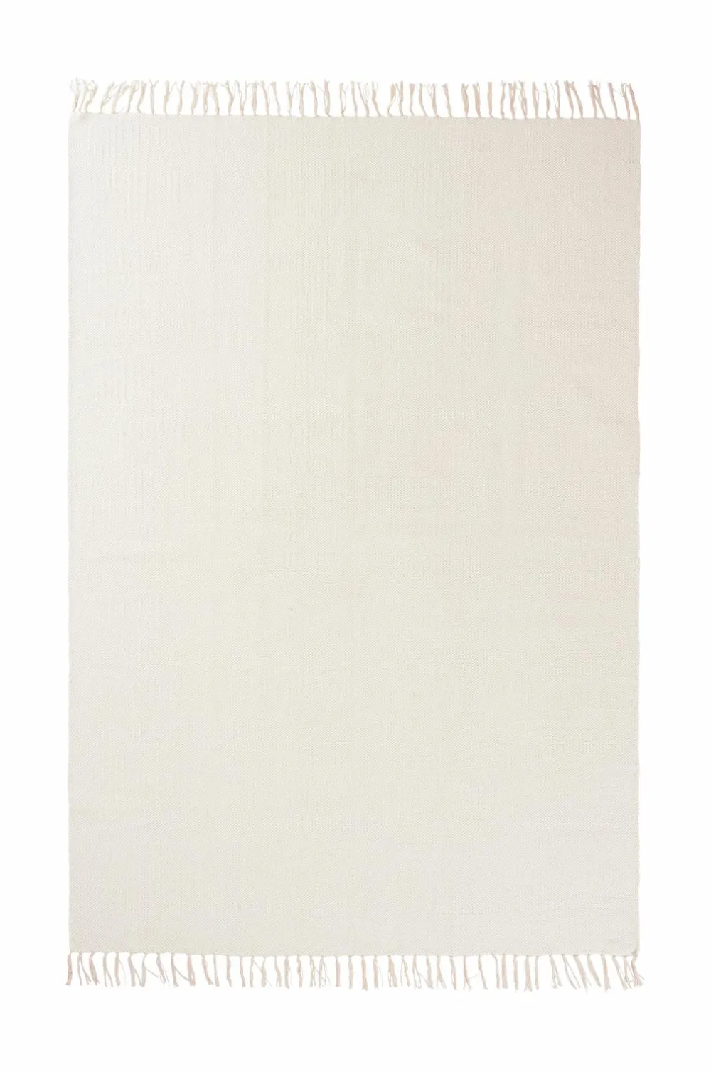 Ellos Home Bomuldstæppe Flora Offwhite