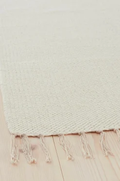 Ellos Home Bomuldstæppe Flora Offwhite