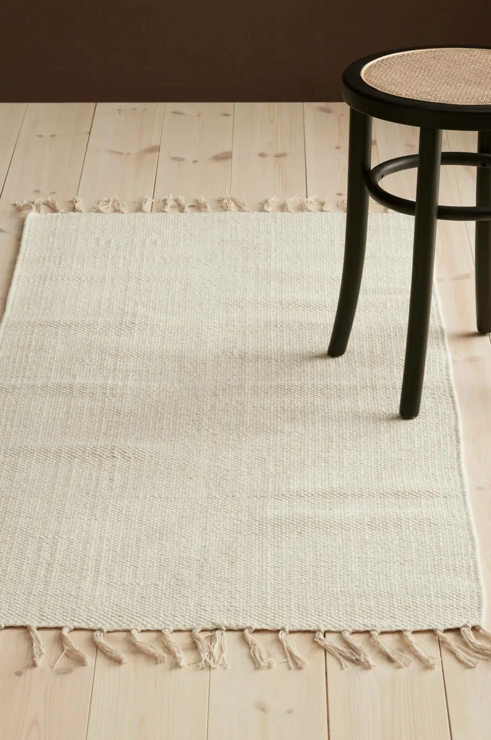 Ellos Home Bomuldstæppe Flora Offwhite