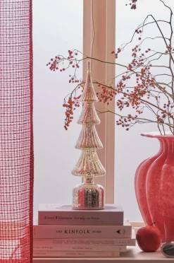 Ellos Home Bordjuletræ Decoration Christmas Tree Led Sølvfarvet Discount