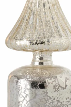 Ellos Home Bordjuletræ Decoration Christmas Tree Led Sølvfarvet Discount