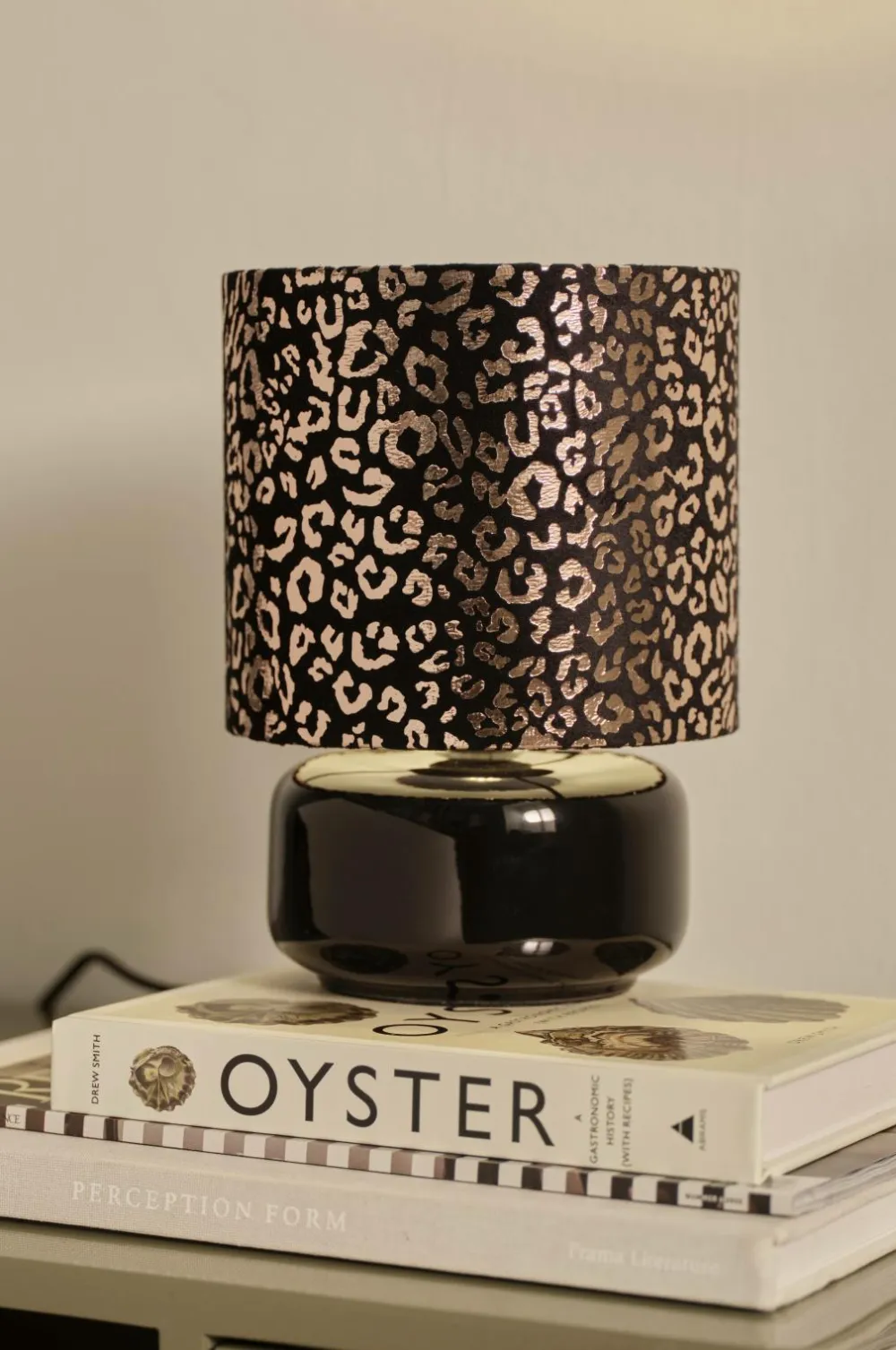 Ellos Home Bordlampe Leona Sort/guld Outlet