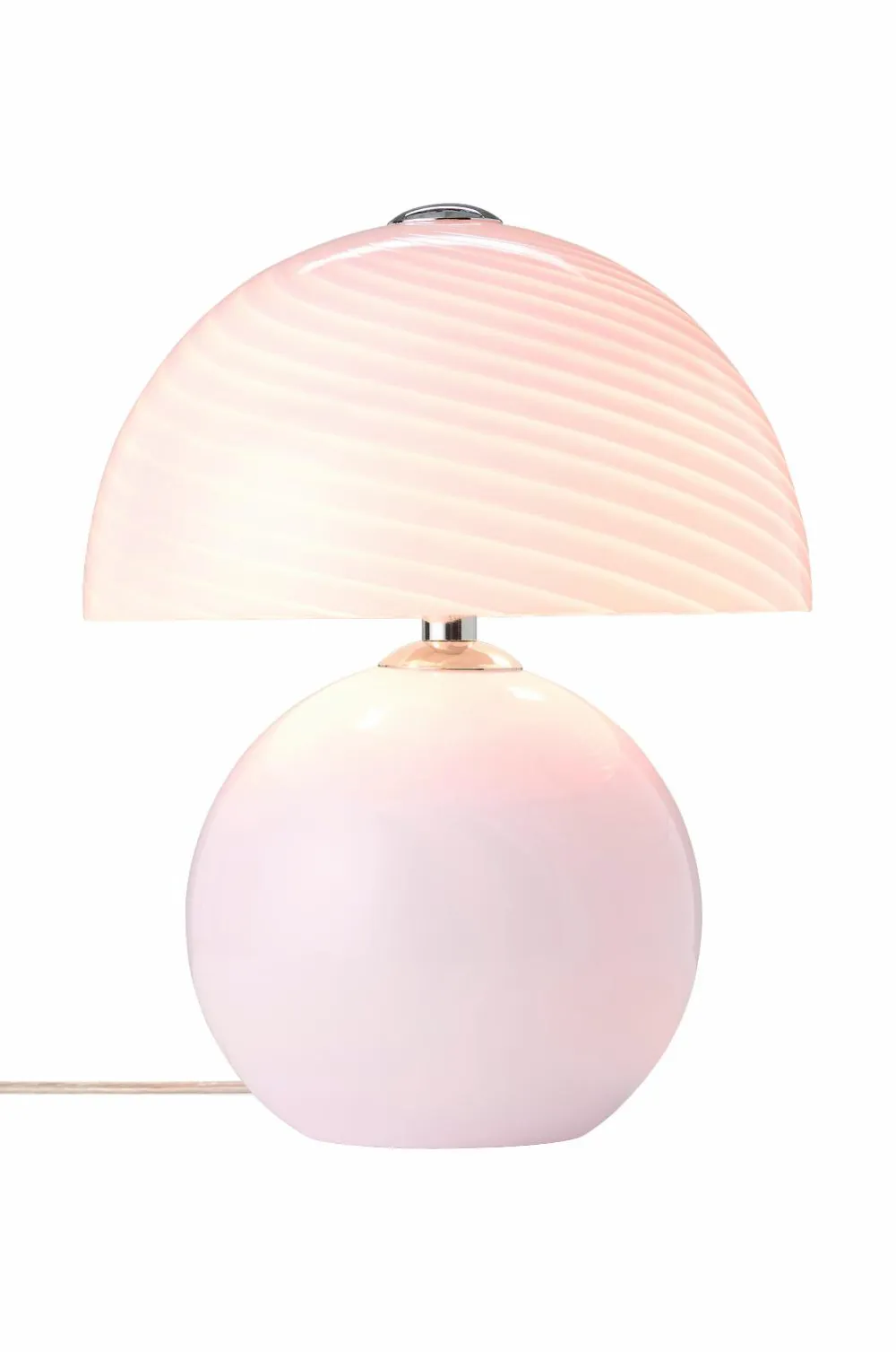 Ellos Bordlamper>Home Bordlampe Candy Lilla/krom