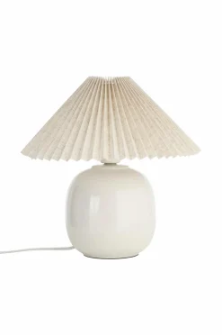 Ellos Home Bordlampe Chloé Hvid / hør Sale
