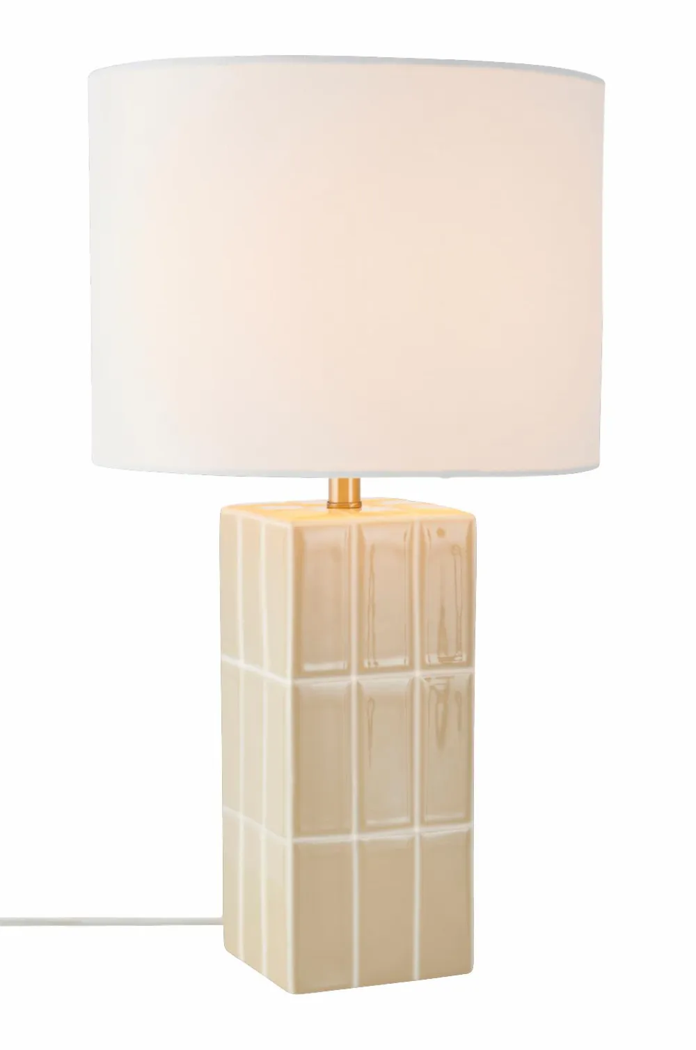 Ellos Bordlamper>Home Bordlampe Tiles Beige/hvid