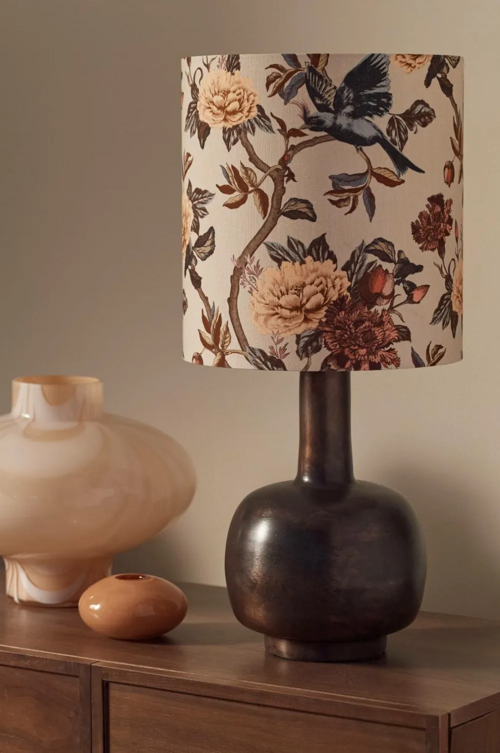 Ellos Bordlamper>Home Bordlampe Kelly Black/ multi