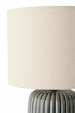Ellos Home Bordlampe Mizu Grey/ Linen Hot