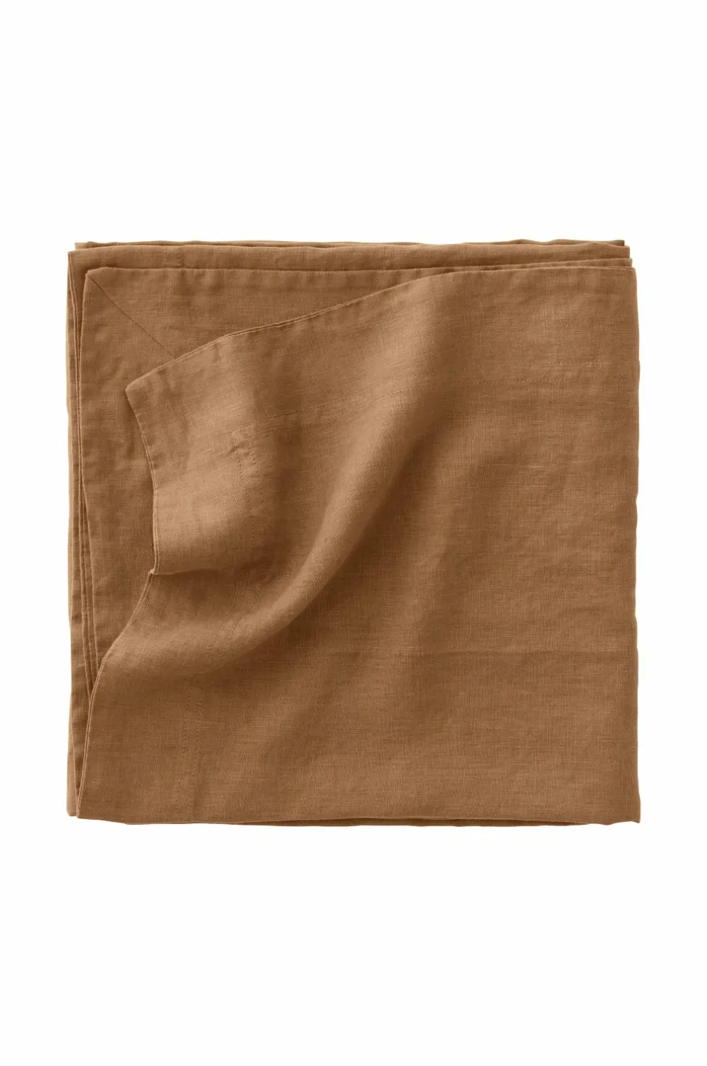 Ellos Home Dug Malva i 100% hør 140x140 cm Guldbrun Sale